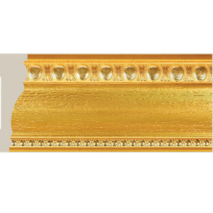 Плинтус Cosca Décor потолочный 60, Золотой, T60(1)/GS2