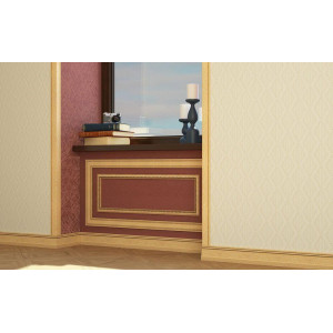 Плинтус Cosca Décor потолочный 60, Оникс, T60(2)/LB4-1