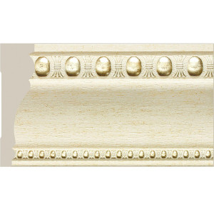 Плинтус Cosca Décor потолочный 60, Патина, T60(1)/IVG2