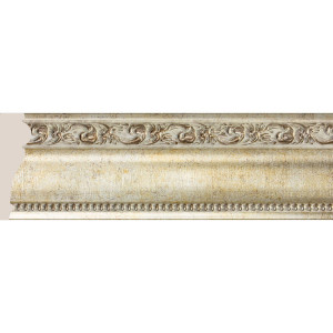 152-553 Плинтус Cosca Décor потолочный 84, Античная платина