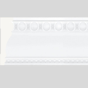 Плинтус Cosca Décor потолочный 110, Белый мат, T110(1)/W27