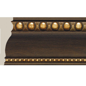 Плинтус Cosca Décor потолочный 90, Венге, T90(1)/DB2