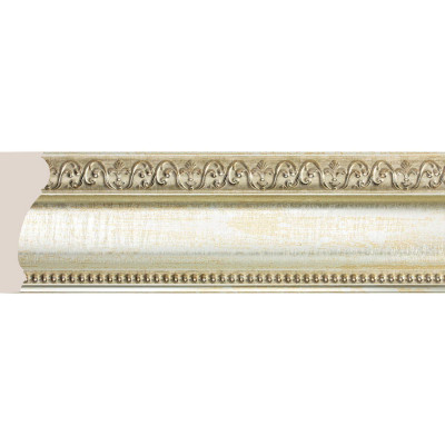 151-281 Плинтус Cosca Décor потолочный 50, Серебро