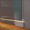 Напольный плинтус Decor Dizayn DD708