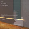 Напольный плинтус Decor Dizayn DD709