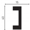 Рейка декоративная Decor Dizayn 618-80SH