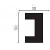 Рейка декоративная Decor Dizayn 613-67SH
