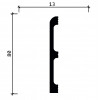 Напольный плинтус Decor Dizayn 706-83SH