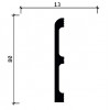 Напольный плинтус Decor Dizayn 706-88SH