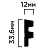 Финишный молдинг LF129A BR395NK HIWOOD