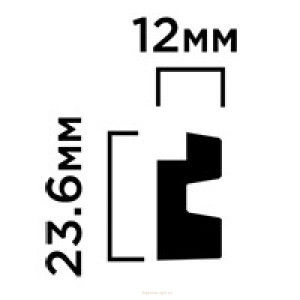 Финишный молдинг LF129B BR395NK HIWOOD Финишный молдинг LF129B BR395NK HIWOOD