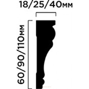 Карниз T1060 HIWOOD