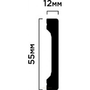 Напольный плинтус B55V1 HIWOOD
