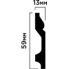 Напольный плинтус B60 HIWOOD