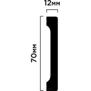 Напольный плинтус B70V1 HIWOOD