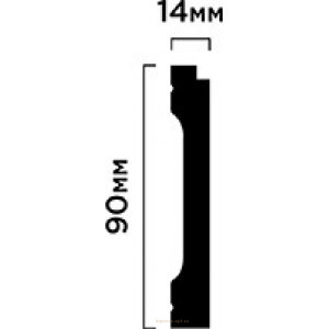Напольный плинтус B90V2 HIWOOD
