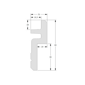 Карниз Orac Decor C394 Steps
