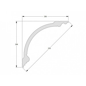 Карниз Orac Decor C338A BA'ROCK
