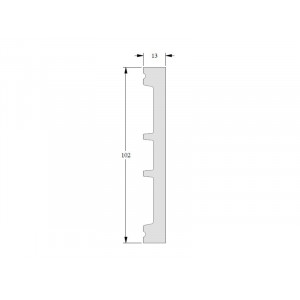 Карниз Orac Decor SX163F SQUARE