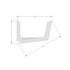 Скрытое освещение Orac Decor C357 STRAIGHT