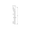 Напольный плинтус Orac Decor SX173F CONTOUR