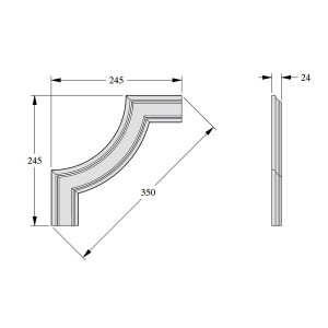 Молдинг Orac Decor P101A