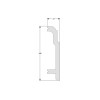 Напольный плинтус Orac Decor SX155F