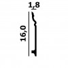 Напольный плинтус Перфект Плюс P118P